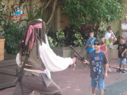 Captain Jack Sparrow Pirate Training
