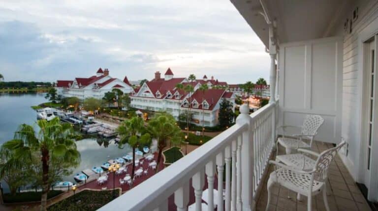 Grand Floridian Resort View from Balcony