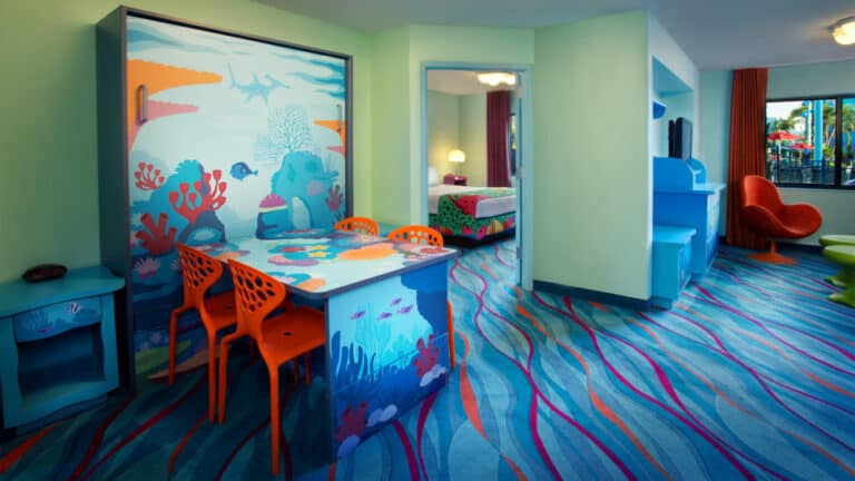 Art of Animation Finding Nemo Lving Room Kitchen Table