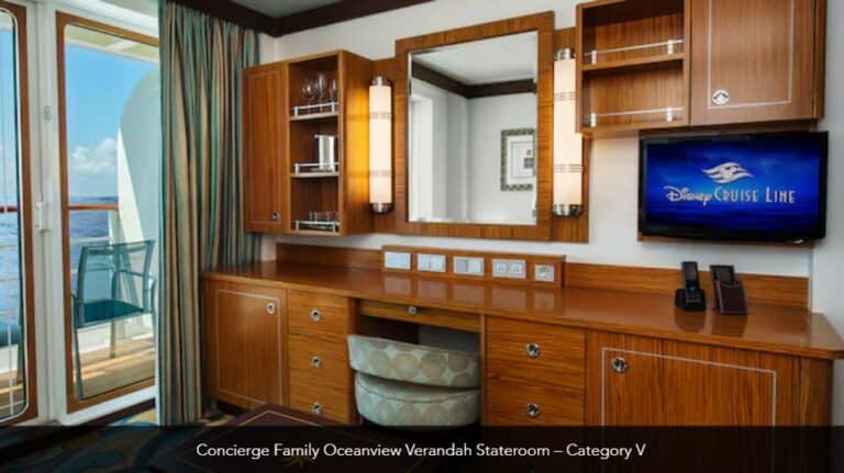 Disney Dream Concierge Family Verandah Stateroom Category V 10