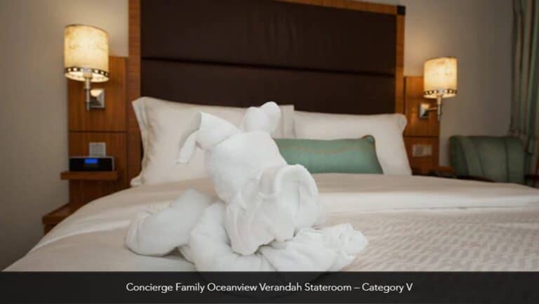 Disney Dream Concierge Family Verandah Stateroom Category V 12