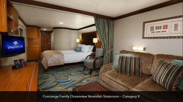 Disney Dream Concierge Family Verandah Stateroom Category V 2