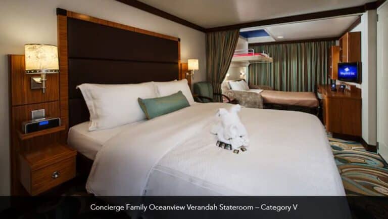 Disney Dream Concierge Family Verandah Stateroom Category V 8