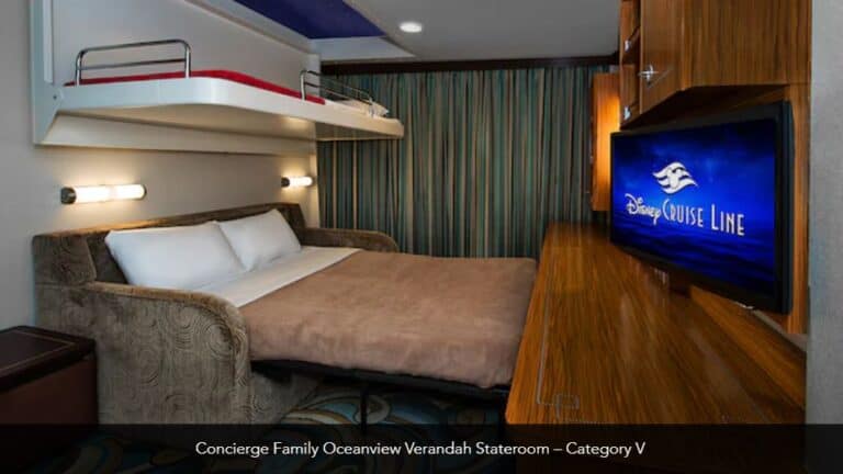 Disney Dream Concierge Family Verandah Stateroom Category V 9