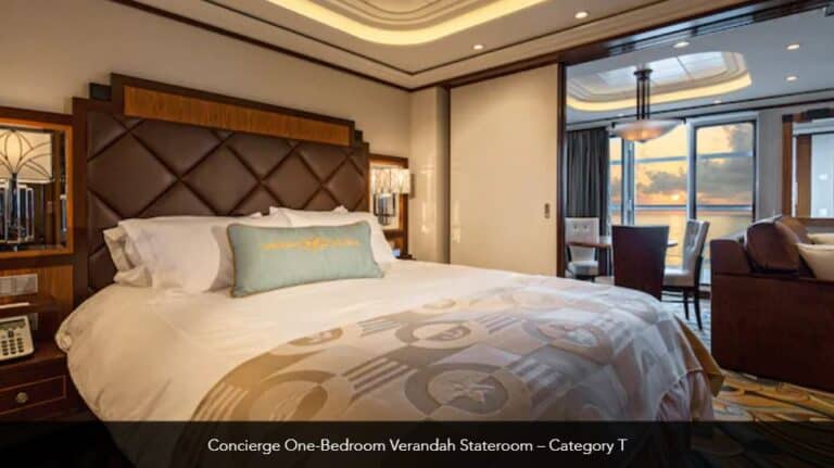 Disney Dream Concierge One Bedroom Verandah Stateroom Category T 2