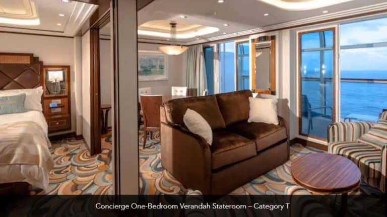 Disney Dream Concierge One Bedroom Verandah Stateroom Category T 4