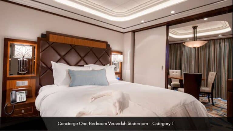 Disney Dream Concierge One Bedroom Verandah Stateroom Category T 8