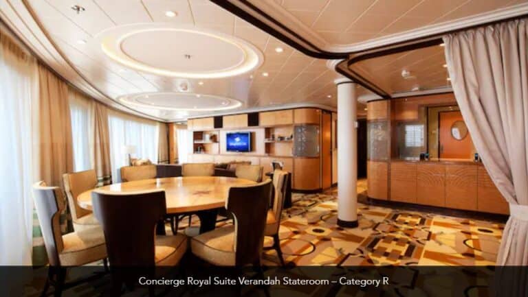 Disney Dream Concierge Royal Suite Verandah Stateroom Category R 4