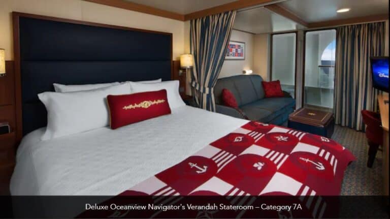 Disney Dream Deluxe Oceanview Navigators Verandah Stateroom Category 7A 1