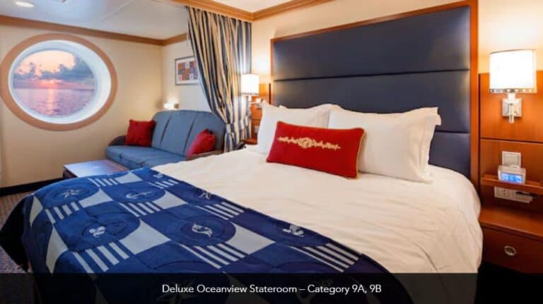 Disney Dream Deluxe Oceanview Stateroom Category 9A 9B 1
