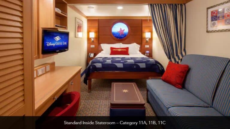 Disney Dream Standard Inside Stateroom Category 11A 11B 11C 2
