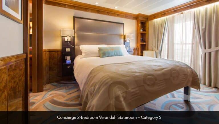 Disney Magic Concierge Two Bedroom Verandah Stateroom Category S 6
