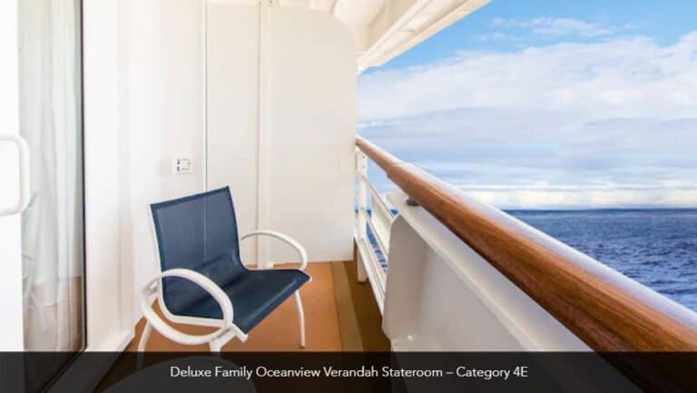 Disney Magic Deluxe Family Oceanview Verandah Stateroom Category 4E 2