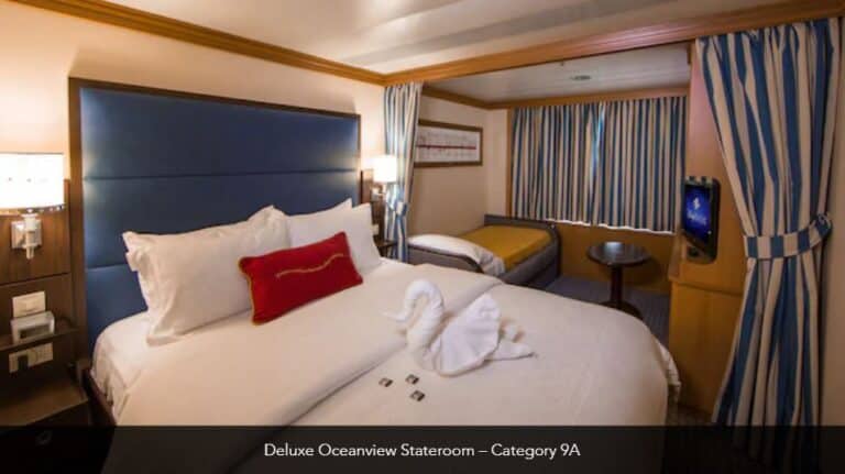 Disney Magic Deluxe Oceanview Stateroom Catefory 9A 4