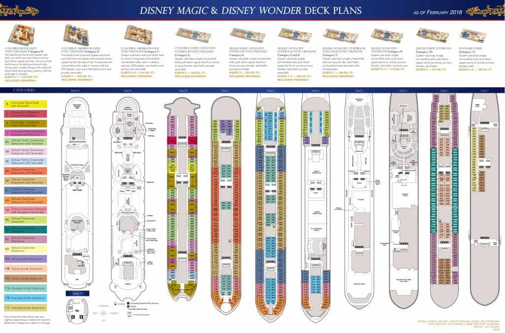 Disney Magic Wonder Deck Plans