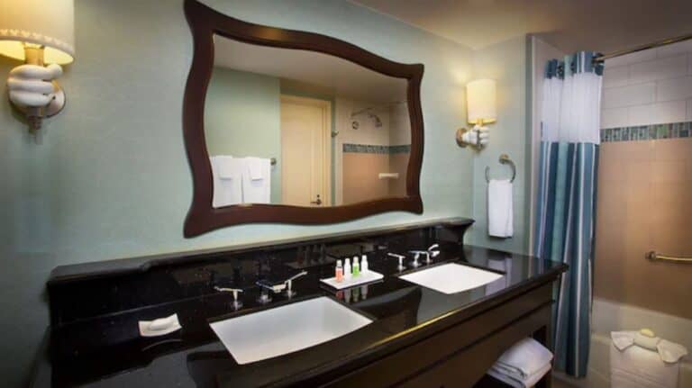 Disneyland Hotel Bathroom 1