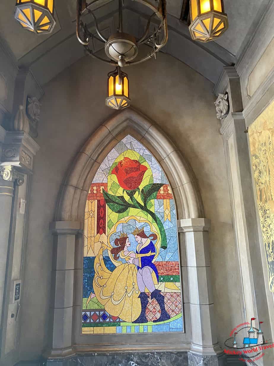 Walt Disney World Be Our Guest Rose Mosaic scaled